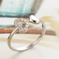 thumbnail image 1 of unbranded 2Ud Anillo Ajustable Plateado En Para Mujer, 1 of 8