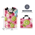 thumbnail image 2 of Yayeee Freestanding Laundry Hamper with Handle Collapsible Large Storage Basket for Clothes, Floral Raspberries, 2 of 7