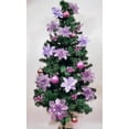thumbnail image 5 of 24 Pcs Christmas Poinsettia Flowers Set, Christmas Tree Decorations   Artificial Christmas Flowers,Glitter Berries Stems,Christmas Balls,Wedding Decor Xmas Tree New Year Ornaments,Violet, 5 of 7