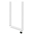 thumbnail image 3 of Gordon Glass® Molded Floor Guide for By-Pass Sliding Closet, Wardrobe Doors, and Room Partitions, 3 of 3