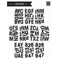 thumbnail image 2 of Large Alphabet Stickers-Black, 2 of 3