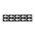 thumbnail image 1 of Warning Arrow Stickers For Warehouse Outdoor Use Strong Adhesion 10Pcs, 1 of 3