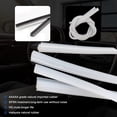 thumbnail image 3 of LAICAIW 4 Pieces Car Windshield Bracketless Wiper Rubber Filler Strip, 28 Inches Car Size Adjustable Wiper Substitution Rubber Strip, Suitable for Car Front Rear Windshield, Doors, Windows (White), 3 of 6