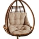 thumbnail image 2 of Cojín de asiento de cesta colgante para columpio, almohadilla de silla gruesa para el hogar, salas de estar, camas colgantes, mecedoras, alfombrilla de columpio al aire libre Fivean unisex, 2 of 2