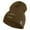 Caramel, variant on US Navy Veteran Military Embroidered Heavyweight Classic Knit YP Short Beanie - Brown OSFM