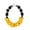 Yellow, variant on Retro Bohemian Beaded Necklace Multilayer Resin Jewelry Festival Accessory Skin Friendly Ethnic Designs