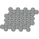 thumbnail image 3 of 200pcs Round Flower Pot Hole Mesh Breathable Net Bottom Grid Mat for Bonsai Pot Mesh Drainage Nets, 3 of 4