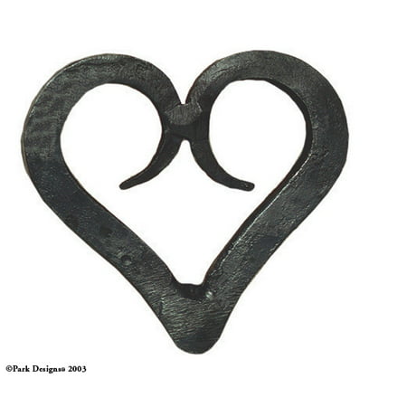 Forged Heart Iron Napkin Ring