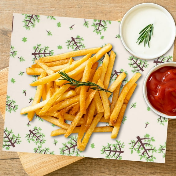 HEATSHAKING Food Wrapping Paper Multi Colored 50 Sheets 9.82x8.65x0.04in