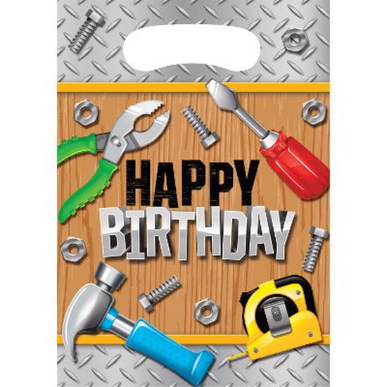 Creative Converting 322301 322301 Handyman Treat Bag