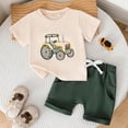 thumbnail image 2 of Soepste Toddler Boys Clothes 1 Year Old Boy Clothes Toddler Baby Boys Clothes Set Short Sleeve T-Shirt And Shorts Summer 2 Pcs Outfit, 2 of 9