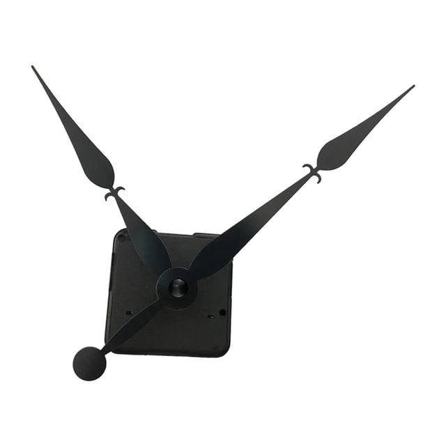 movimiento de reloj de pared Mecanismo De Movimiento De Reloj Manecillas De Reloj De Eje Largo Piezas De Repuesto De Reloj Negro Fanmusic movimiento de reloj de pared