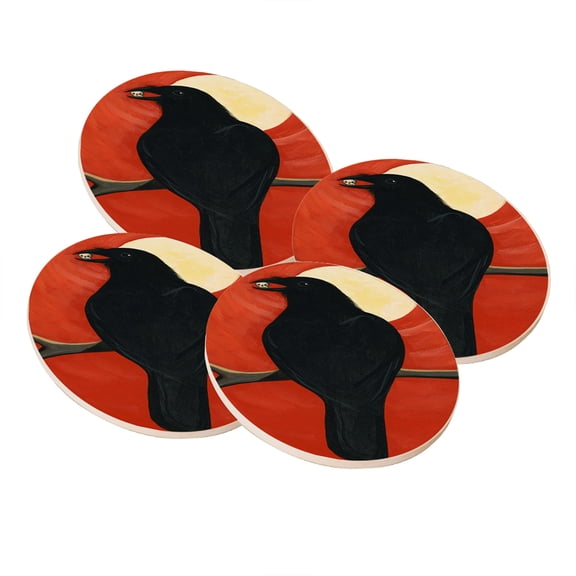 KuzmarK Sandstone Drink Coaster (set of 4) - Tidbit Art by Denise Every