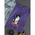 thumbnail image 3 of Every Little Meow Cute Quote Shaped T-Shirt Women -Image by Shutterstock, Female 3X-Large, 3 of 4