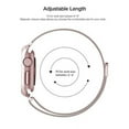thumbnail image 3 of For Apple Watch Band with Case 44mm, Stainless Steel Mesh Milanese Loop with Adjustable Magnetic Clasp Wristband iWatch Band for Apple Watch Series 4 44mm - Rose Gold, 3 of 3