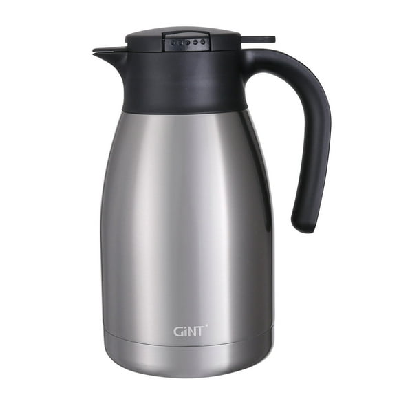 Jarra térmica para café GiNT, 1,5 L, acero inoxidable, color plateado