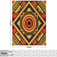 thumbnail image 2 of Plush Throw Fleece Blanket African Geometric Pattern Soft Fuzzy Plush Blanket Bedding Cozy Lightweight Abstract Geometric Blanket 60"x80" for Couch Bed Sofa Birthday Gift, 2 of 8