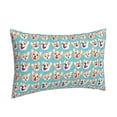 thumbnail image 2 of Bixox Cute Corgi Head Printed Pillow Protector,Super Soft Ideal for Home,Guests,Rentals - 20"x30", 2 of 8
