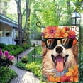 thumbnail image 4 of PHYHOO  Hello Fall Dog Garden Flag Sided for Outside Golden Retriever Small Burlap Autumn Holiday Yard Decoration White, 4 of 6