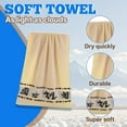 thumbnail image 3 of AUQ Wash Gags for Body,Compact Fiber Loop Design Hand Towel,Consistent Water Absorption Face Cloths,White,29.53*13.78*0.39in, 3 of 7