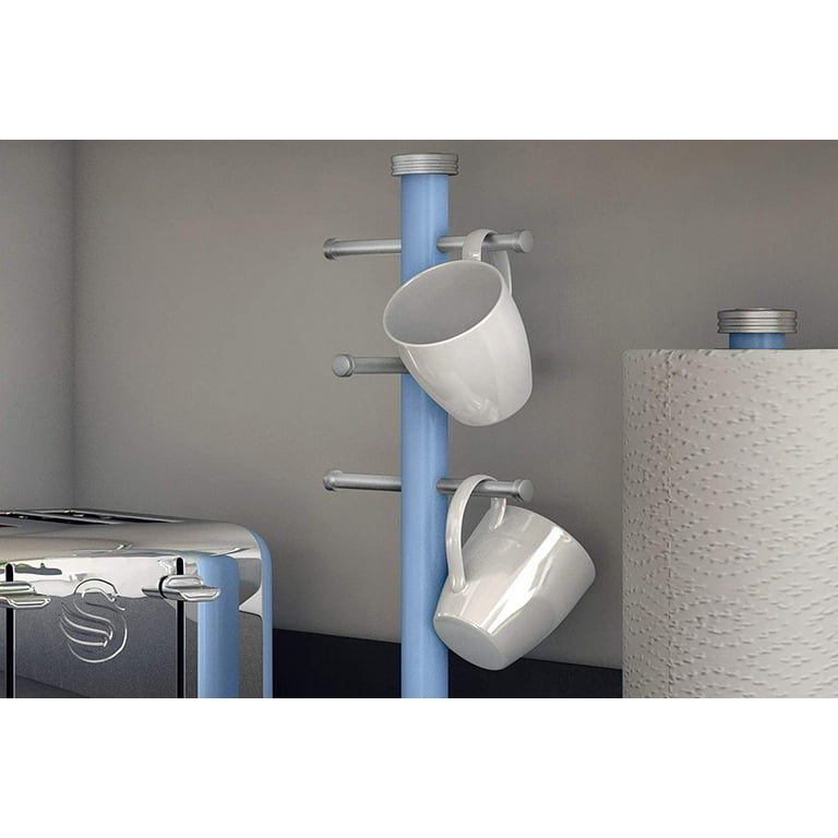 Swan retro kitchen roll holder blue best sale