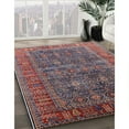 thumbnail image 2 of Ahgly Company Indoor Square Mid-Century Modern Pink Oriental Area Rugs, 5' Square, 2 of 6