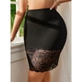 thumbnail image 5 of 3 Pack Women's Half Slip with Floral Lace, Above the Knee Length Underskirt for Under Dresses - Extender, 5 of 10