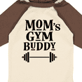 thumbnail image 4 of Inktastic Mom's Gym Buddy Fitness Workout Boys or Girls Long Sleeve Baby Bodysuit, 4 of 5