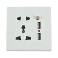 thumbnail image 1 of 2.1A Dual USB Wall Charger Socket Adapter Universial Power Outlet Panel wite Switch, 1 of 8