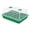 B, variant on Nursery Tray Multi Cell Seed Starting Tray with Small Plastic Propagation Pots,Gardening for Flowers Vegetables Herbs Succulents,Green Black 2 Colors Grow Tray for Garden