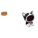 thumbnail image 1 of Cestas de almacenamiento,Cestas de almacenamiento de cocina tejidas con asas hechas a mano,Cestas de pan redondas Bandejas para servir Rectángulo,Estatua de escritorio,Estatua de gato con, 1 of 8