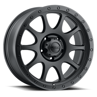 Akuza Axis 22 Black Wheel / Rim 5x115 & 5x120 with a 35mm Offset