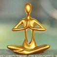thumbnail image 1 of Estatuilla de Yoga Estatua de Yoga de Escritorio Conjunto de Estatuillas de Yoga Estatuas de Resina para Decoración de Oficina en el Hogar Adornos de Escritorio Negro, 1 of 5