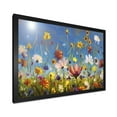 thumbnail image 2 of Designart 'Wildflowers and Daisies In Summer Garden Field II' Traditional Framed Art Print, 2 of 4