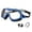 Blue, variant on Swim Goggles with Nose Clip & Ear Plugs, Anti-Fog No Leak UV Protection 180° Clear Vision Pool Goggles for Swimming & Water Sports(A,17.5x8.5x8cm)(Pink,17.5x8.5x8cm)