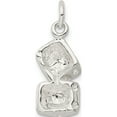 thumbnail image 4 of Sterling Silver Large Dice Charm Solid Casted Polished Breathtaking Flawless Delicate A thoughtful gift for anniversaries birthdays or special occasions, 4 of 4