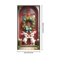 thumbnail image 3 of YWIYIUD 1PC Happy Easter Door Cover Easter Decorations, 71x35 Inch Easter Rabbit Eggs Door Banner Welcome Easter Banner Spring Theme Rabbit Door for Front Door Wall Indoor Outdoor Home Decor, 3 of 7