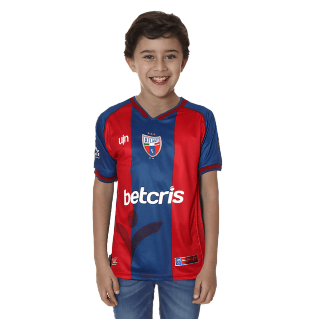 Jersey FC Equipo Atlante Temporada 2021 Niño L UIN Local Azul