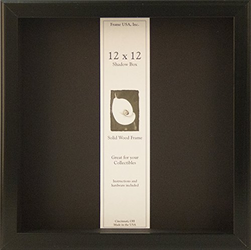 12x12 Shadow Box Wood Frame 2 1 8 Deep Black Walmart Com Walmart Com