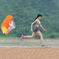 thumbnail image 3 of CRILSTYLEO Running Parachute Speed Training 150X150in 1Pcs for Athletes and Runners Resistance Exercise, 3 of 8
