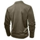 thumbnail image 5 of Blusa y camisa de manga larga con cuello vuelto para hombre, estilo casual, lisa, de manga larga, con cuello vuelto y botones, estilo jersey, para hombre, de poliéster, algodón y poliéster., 5 of 8