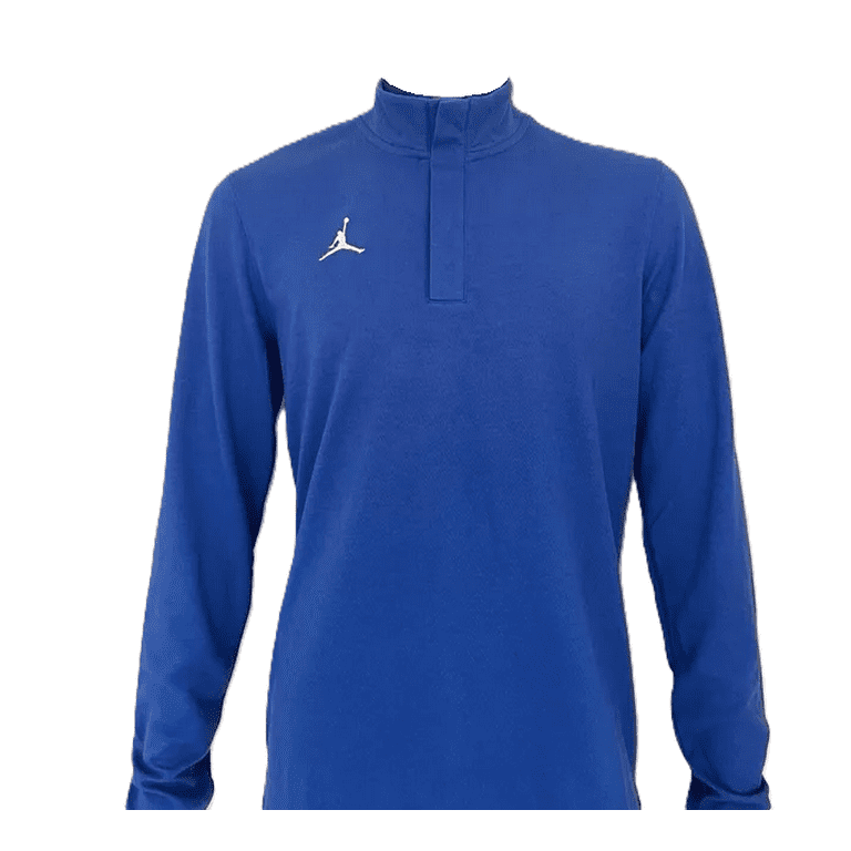 ジョーダン トレーニングウェアー Jordan Dri-Fit Half Zip Up Top ROYAL BLUE Gym Golf Mens Nike and