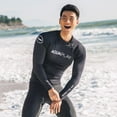 thumbnail image 3 of AquaPlay Men's Rash Guard Quick-Drying Surfing Diving Suits Swimwear Long Sleeve Suit Swimming Surf Clothing Beach Outdoor Sport, 3 of 7