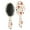 Beige Christmas Santa, variant on Beige Christmas Santa Pattern Hair Brush,Girls Detangling Hair Brush,Glide Through Tangles with Ease for Wet & Dry Hair,8.8"X2.8"