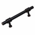 thumbnail image 2 of GlideRite 3-3/4 in. Center Barrel Ring Bar Pull Solid Cabinet Hardware Handle, Satin Nickel, 2 of 2
