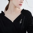 thumbnail image 2 of Fashion Music Note Brooch Lapel Pin For Women Men Elegant Musical Treble G Clef Corsage Brooches Scarf Jackets Dress Suit Shirt Bag Hat Simple Accessories Delicate Birthday Wedding Jewelry Gifts, 2 of 10