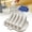 White, variant on Zoxiy Silicone Soap Dish With Drain Tray,Soap Saver,Self Draining Soap Dishes,Waterfall Drainer Soap Holder, Ideal For The Bathroom,Shower,Kitchen,Dorm Life,Travel,Or Camping,Pink