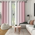 thumbnail image 5 of Lfeey Pink Blackout Curtains for Girls Room, Grommet Top, Drapes 63 inches Long 2 Panels set, 5 of 7