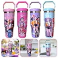 thumbnail image 2 of Demon Hunter Tumble With Straw & Handle, 30oz Stainless Steel Vacuum Tumbler Idol Girl Group Huntrix Thermo Cup for Kids Fans, 2 of 5