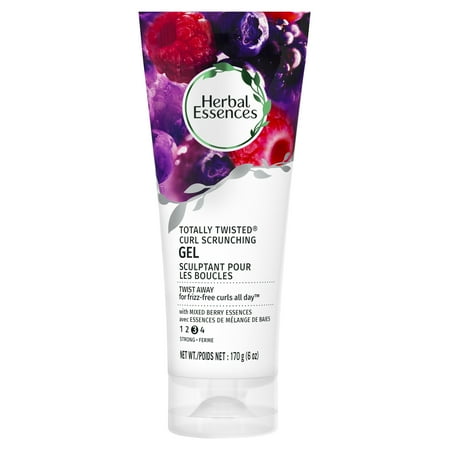 - Herbal Essences Totally Twisted Curl Scrunching Gel with Mixed Berry Essences, 6 oz